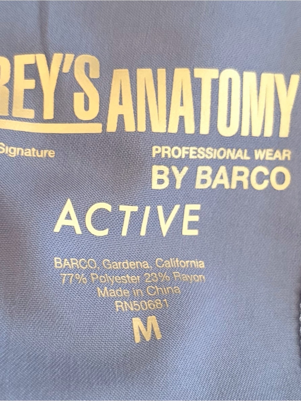 Grey's Anatomy Women's Navy and Light Blue Scrub Pants Duo - Picture 3 of 3